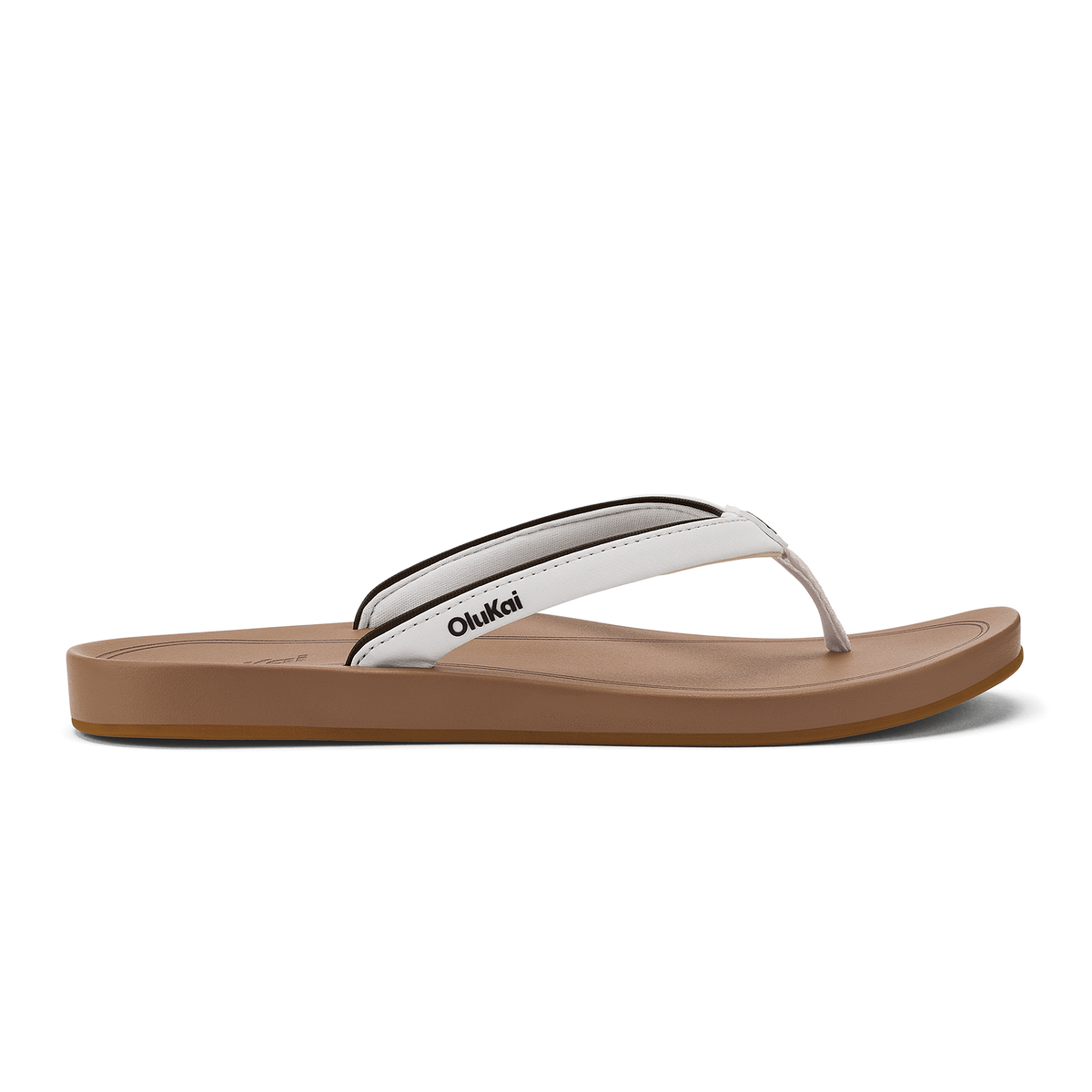 OluKai New - ‘Uiki Women’s Everyday Beach Sandals - White Sand / Almond