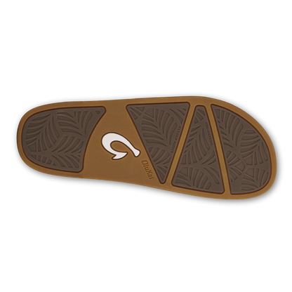 OluKai Essential - Kipe‘a ‘Olu Women‘s Slide Sandals - Puka / Tan