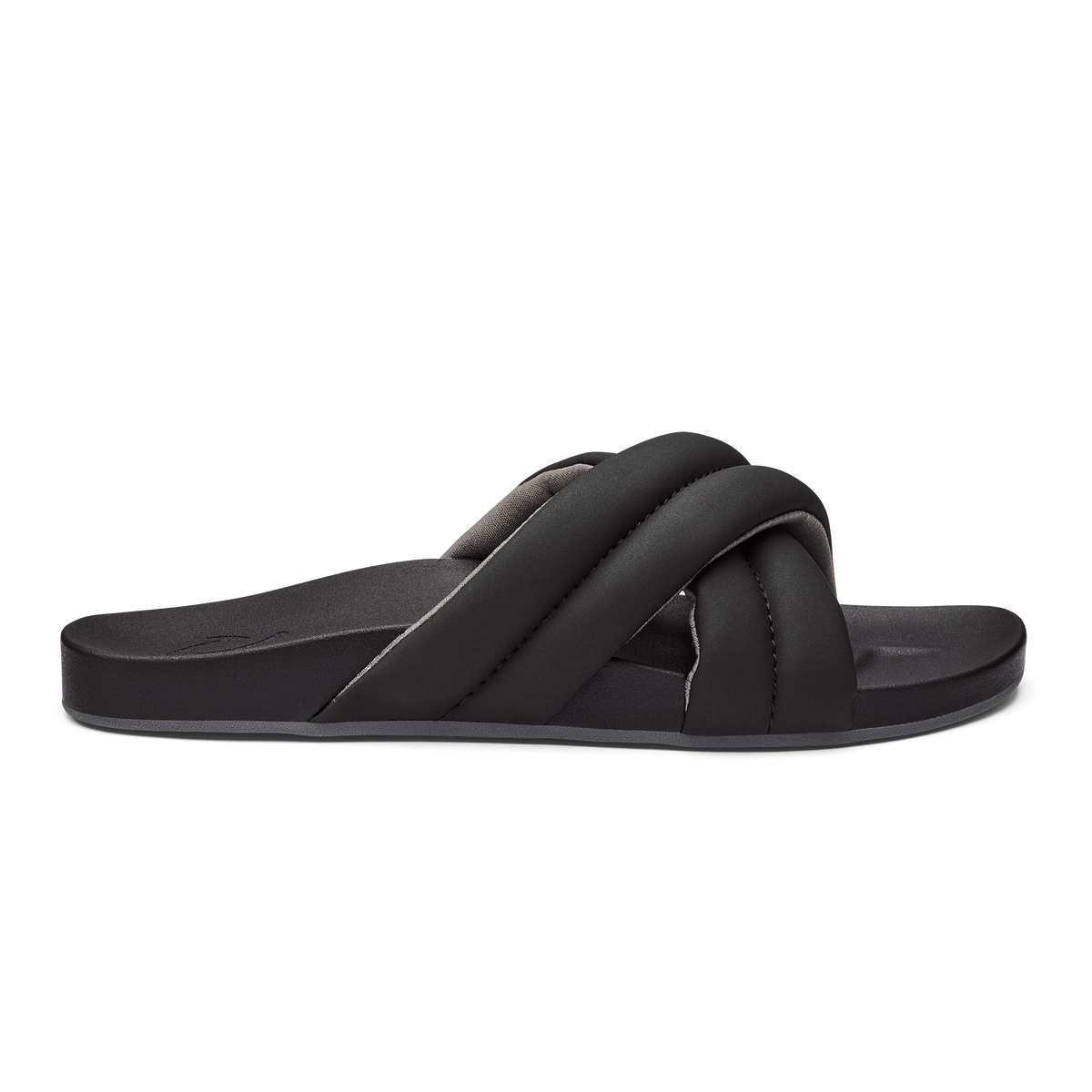 OluKai Trusted - Hila Women’s Beach Slide Sandals - Black