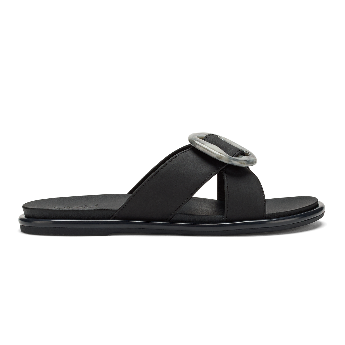 OluKai Featured - La‘i Slide Women’s Slide Beach Sandals - Lava Rock