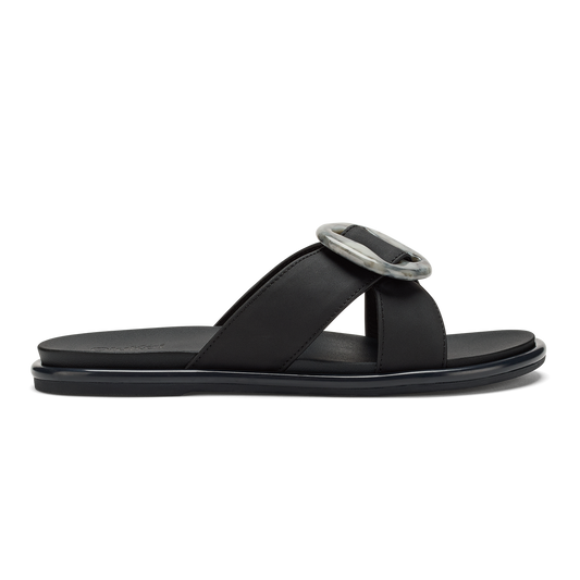 OluKai Featured - La‘i Slide Women’s Slide Beach Sandals - Lava Rock