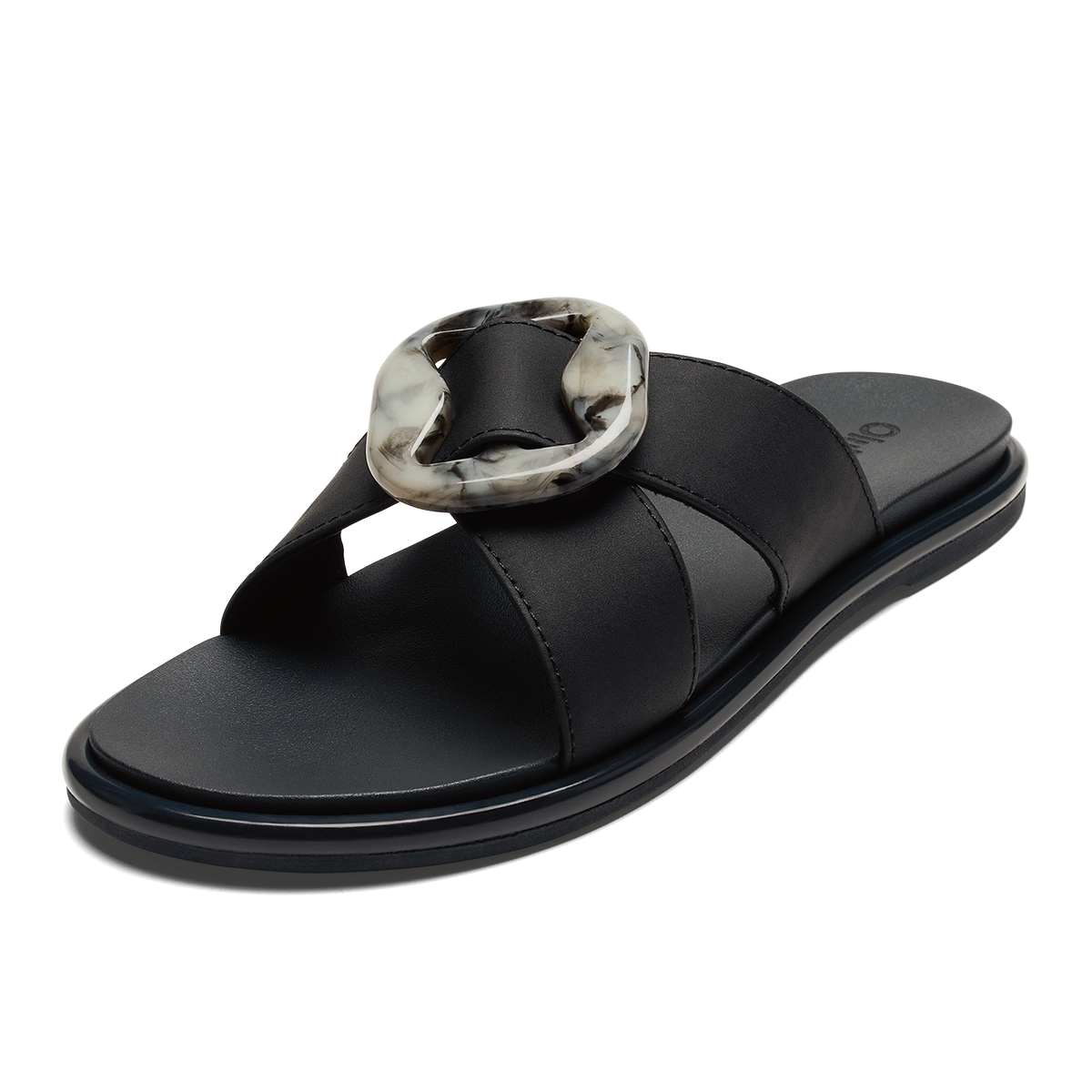 OluKai Featured - La‘i Slide Women’s Slide Beach Sandals - Lava Rock