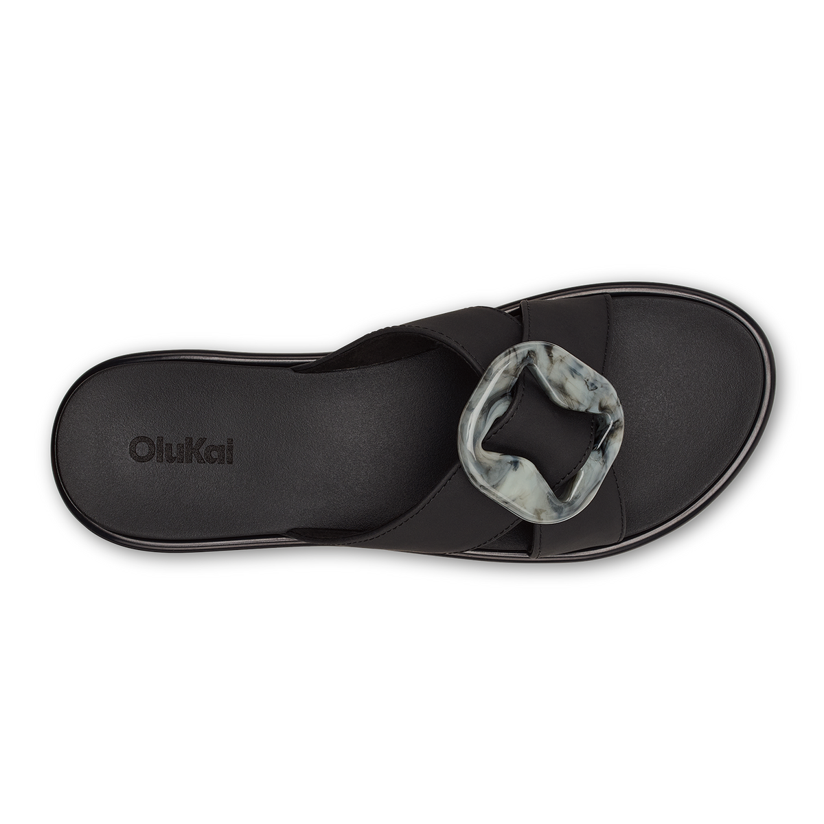 OluKai Featured - La‘i Slide Women’s Slide Beach Sandals - Lava Rock