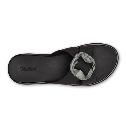 OluKai Featured - La‘i Slide Women’s Slide Beach Sandals - Lava Rock