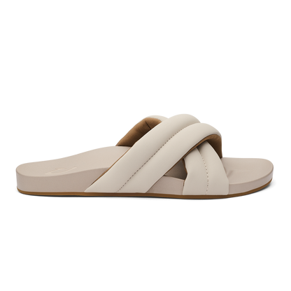 OluKai Value - Hila Women’s Beach Slide Sandals - Cloudy