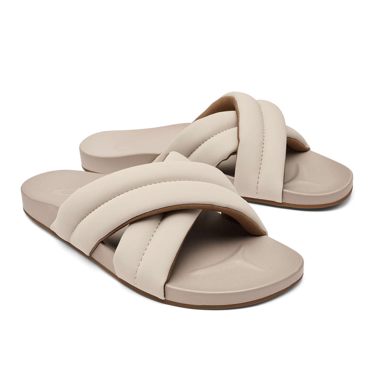 OluKai Value - Hila Women’s Beach Slide Sandals - Cloudy