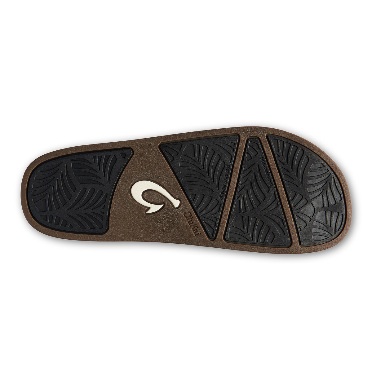 OluKai Value - Kāmola Women’s Leather Slide Sandals - Black