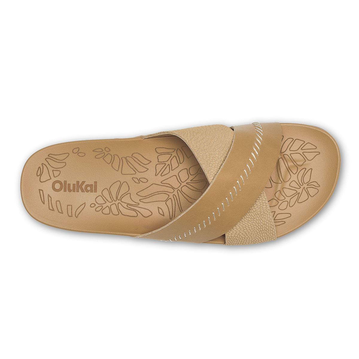 OluKai New - Kipe‘a ‘Olu Women‘s Slide Sandals - Warm Sand
