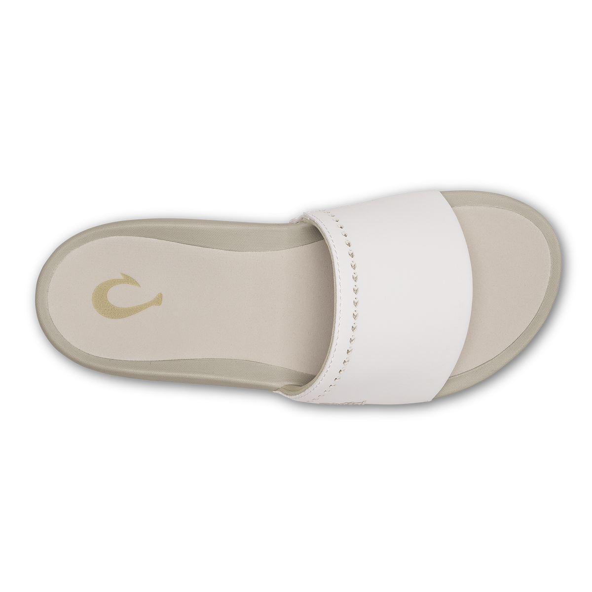 OluKai Special Offer - Ulele Slide - Bright White / Tapa