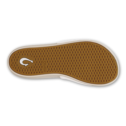 OluKai Special Offer - Ulele Slide - Bright White / Tapa