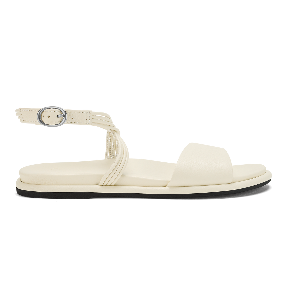 OluKai Hot Sale - Tiare Wrap Women’s Leather Sandals - White Sand