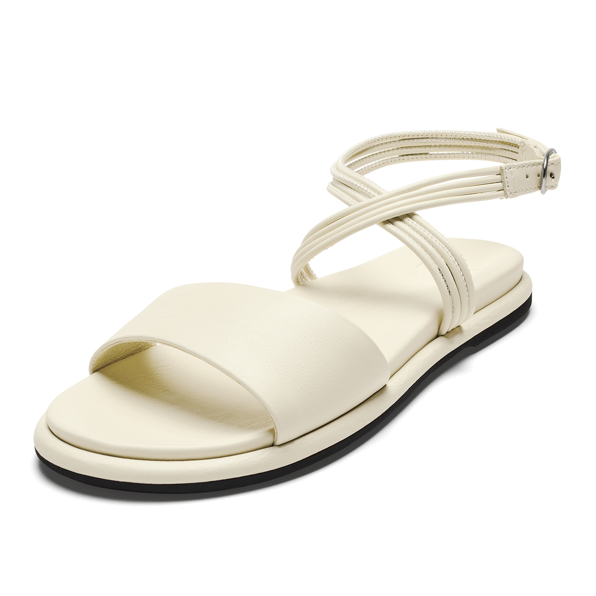 OluKai Hot Sale - Tiare Wrap Women’s Leather Sandals - White Sand