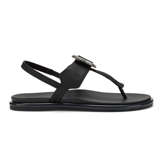 OluKai Essential - La‘i T-Bar Women’s Strappy Sandals - Lava Rock
