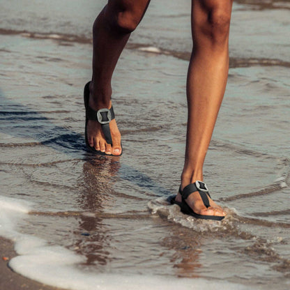 OluKai Essential - La‘i T-Bar Women’s Strappy Sandals - Lava Rock