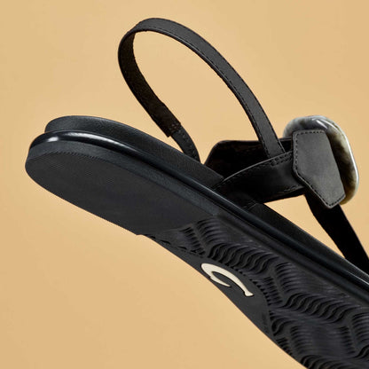 OluKai Essential - La‘i T-Bar Women’s Strappy Sandals - Lava Rock