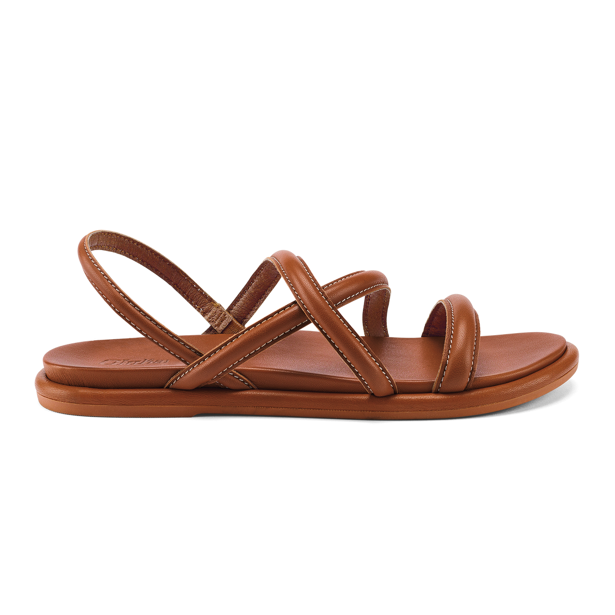 OluKai Latest - Tiare Strappy Women’s Leather Sandals - Fox