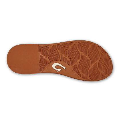 OluKai Latest - Tiare Strappy Women’s Leather Sandals - Fox