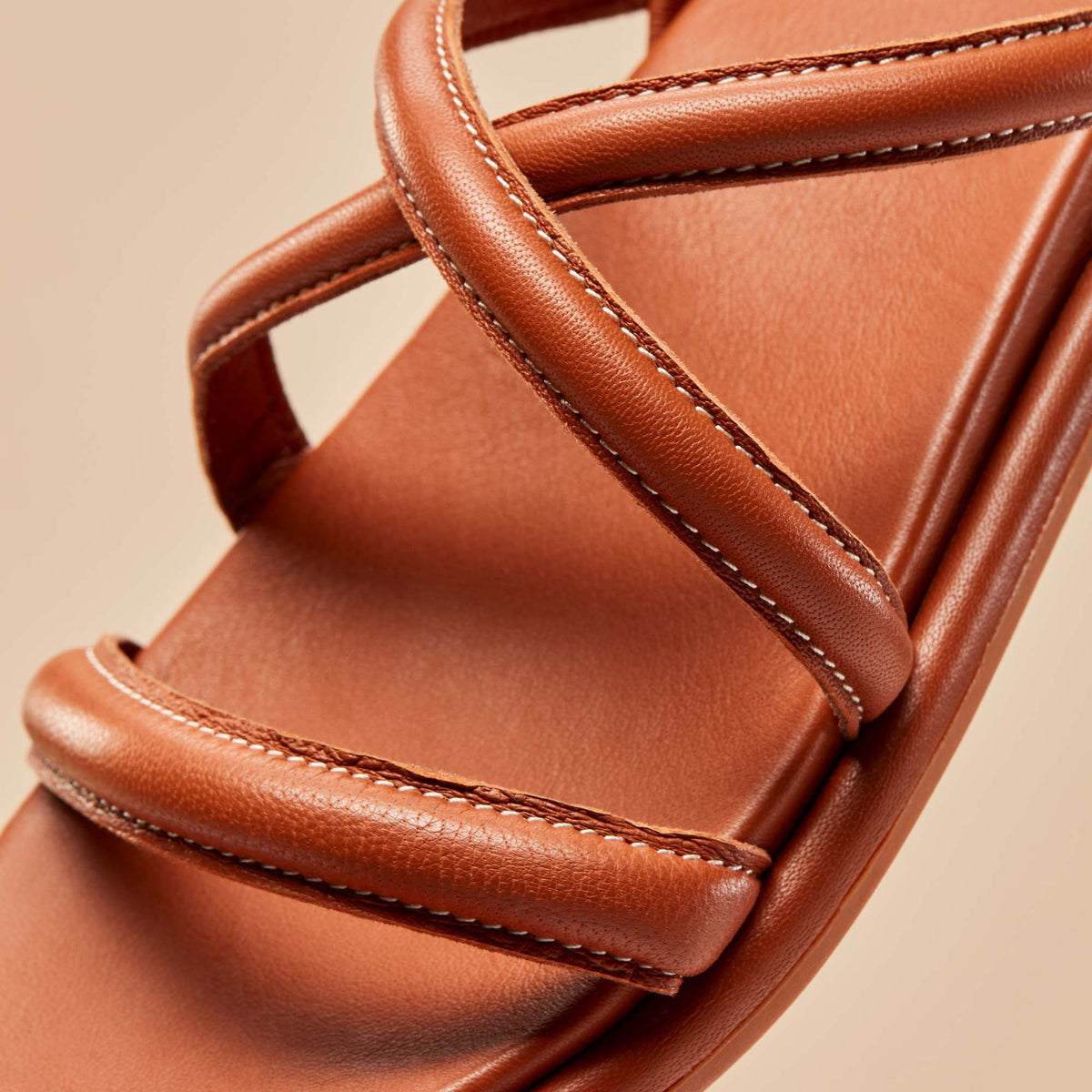 OluKai Latest - Tiare Strappy Women’s Leather Sandals - Fox