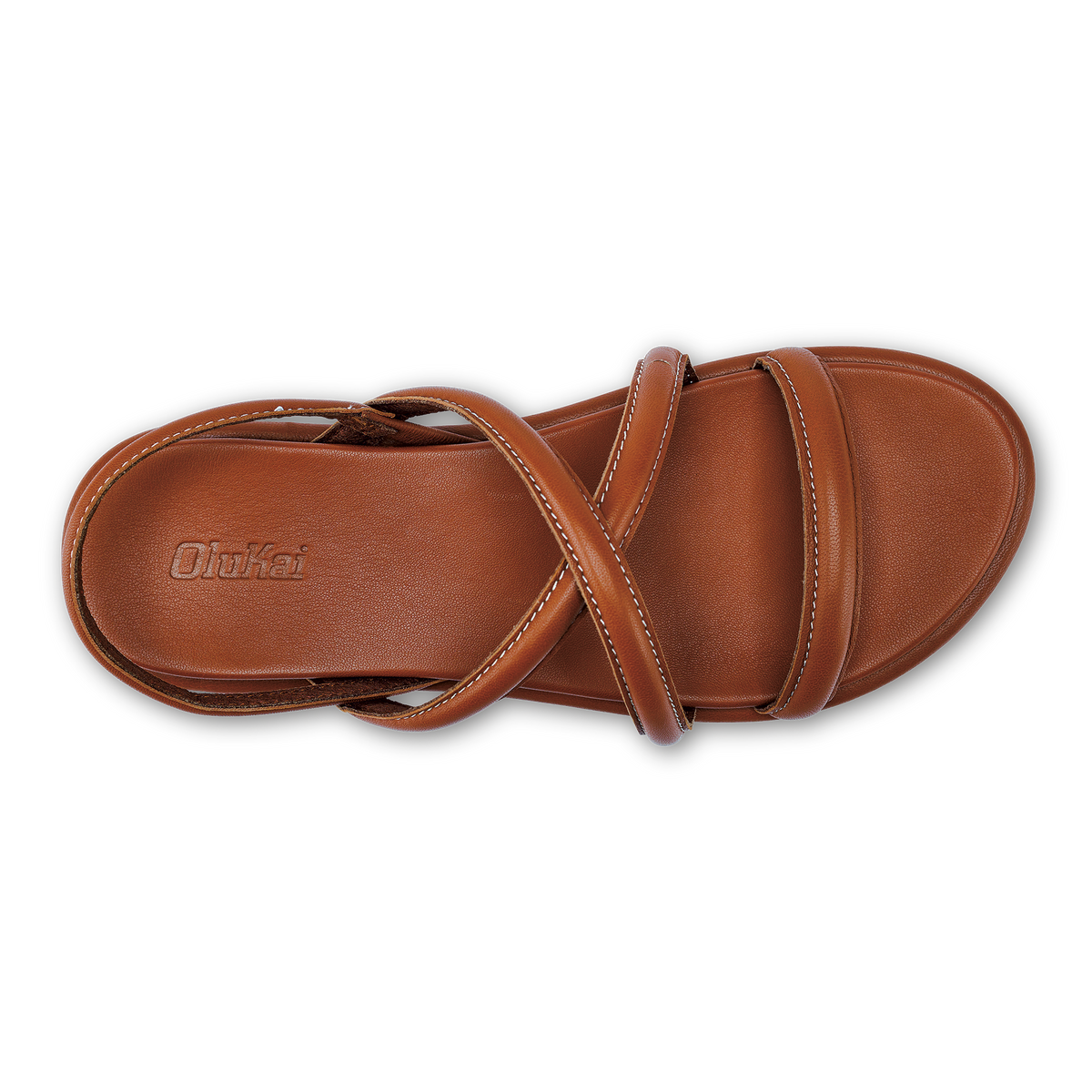 OluKai Latest - Tiare Strappy Women’s Leather Sandals - Fox