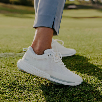 OluKai Customer Favorite - Mākena Women’s Waterproof Golf Shoes - Bright White