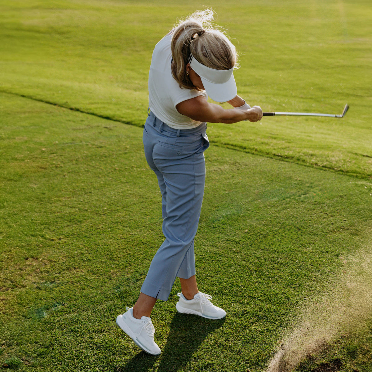 OluKai Customer Favorite - Mākena Women’s Waterproof Golf Shoes - Bright White