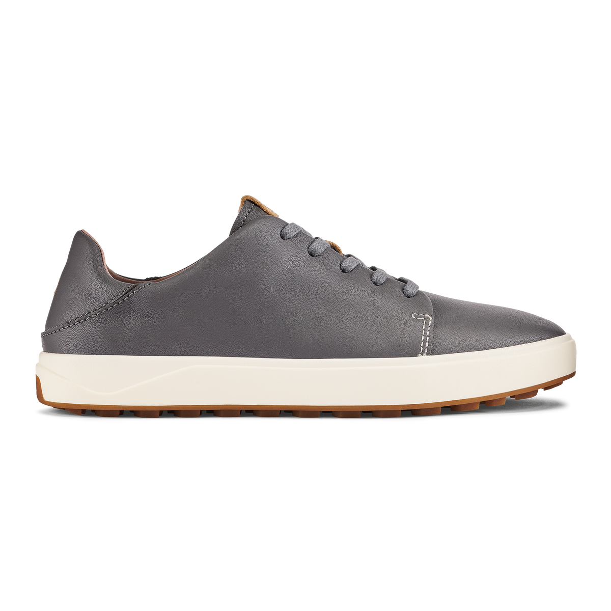 OluKai Best Seller - Wailea Women’s Waterproof Leather Golf Shoes - Stone