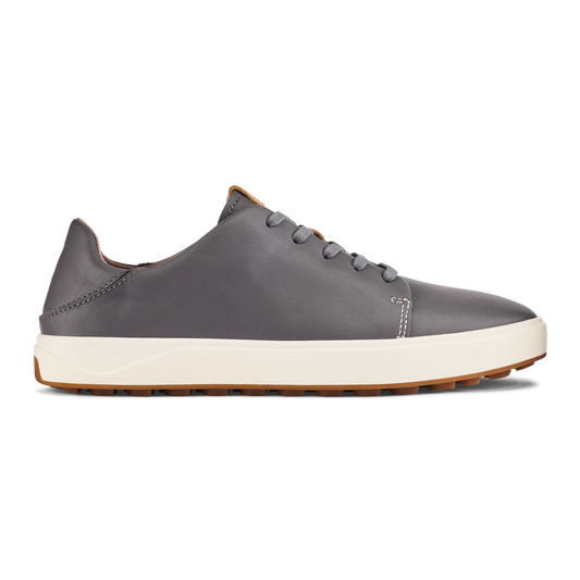 OluKai Best Seller - Wailea Women’s Waterproof Leather Golf Shoes - Stone