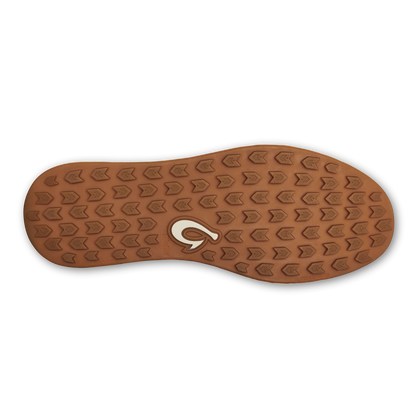 OluKai Best Seller - Wailea Women’s Waterproof Leather Golf Shoes - Stone