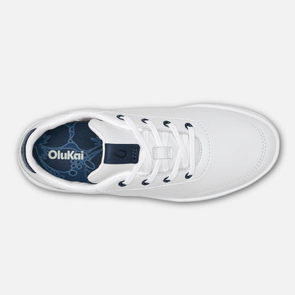 OluKai Latest - Puakea - Bright White / Trench Blue